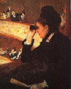 Mary Cassatt At the Opera oil on canvas